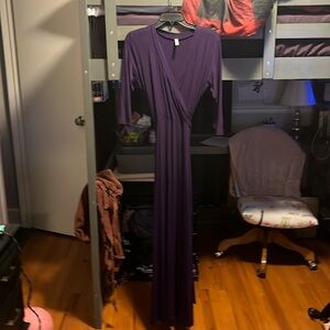 Beautiful purple long dress
